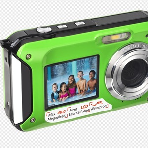 กล้องกันน้ำ XHX 48MP 2.7K หน้าจอคู่ สำหรับดำน้ำตื้น ว่ายน้ำ และดำน้ำลึก - Product Image 4