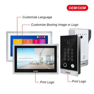 Hiện đại 10inch tuya App nhà thông minh <span class=keywords><strong>Video</strong></span> <span class=keywords><strong>intercom</strong></span> Doorphone hệ thống nhập với không thấm nước chuông cửa Kit cho căn hộ - Product Image 6