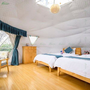 Diseño Original Glamping Igloo Cúpula Geodésica Carpa Casa PVC <span class=keywords><strong>Bola</strong></span> al aire libre Carpa Aluminio Aislamiento Excelente para exteriores - Product Image 6