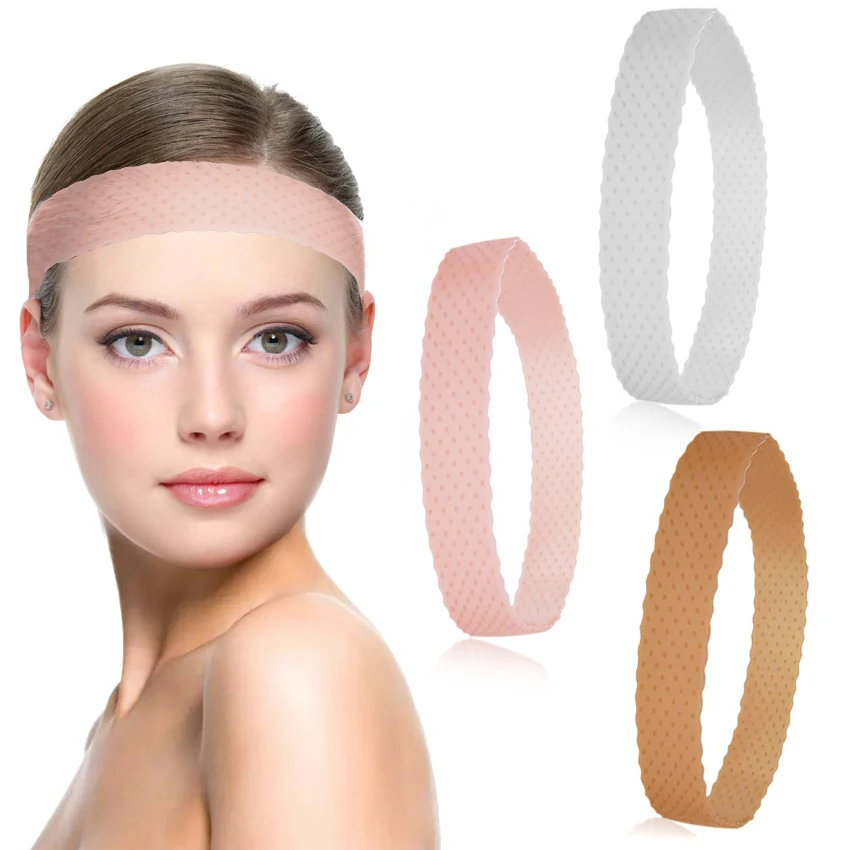 Sibba 2 Pezzi Antiscivolo per Parrucca Fascia in Silicone Regolabile per Donne Ragazze Sudore Senza Cuciture Sport Yoga Parrucca (Marrone Scuro