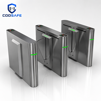 Barrière de contrôle d'accès intelligente anti-collision, sans balais, en acier inoxydable, multi-mode, pour écoles, usines et dispositifs de gestion des présences personnelles