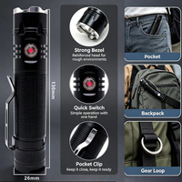 Lampe torche LED portable 1800 lumens pour la randonnée, le camping et l'escalade