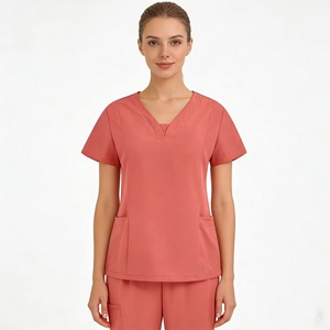Set di Uniformi Mediche in Spandex per Infermieri, Uomini e Donne, per Ospedali, Negozi di Animali, Cliniche Dentistiche, Produzione all'Ingrosso e Personalizzazione - Product Image 1