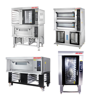 Tijdige levering roterende donut- en gebakoven, pizza- en broodoven, fabriekcombinatie elektrische oven voor restaurants