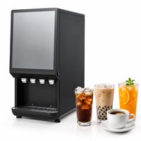 Distributeur automatique de boissons chaudes instantanées à 4 saveurs, distributeur de boissons chaudes instantanées, machine à café, thé au lait, chocolat