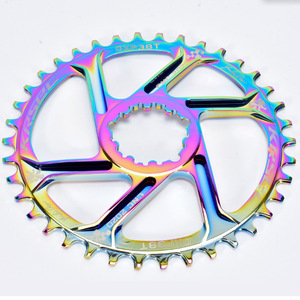 Suministro Directo de Fábrica: Plato Integrado GXP de Dientes Positivos y Negativos para Bicicletas de Carretera - Product Image 1