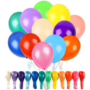 Ballons verschiedene Farben Regenbogen Latex-Ballons für Geburtstag Babyparty Hochzeitsfeier