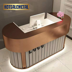 Factory Hot Sale 304 Stainless Steel Bar Counter Commercial Kitchen Island Sleek Metal Design Welding Service ASTM Standard 2B - Product Image 4