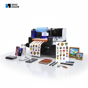 Imprimante UV SinoColor A3 I3200-U1HD |   Logo <span class=keywords><strong>3D</strong></span> pour cadeaux promotionnels, personnalisation de coques de téléphone, stylos, balles de golf, cartes d'identité en PVC - Product Image 1