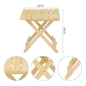 Factory <b>Folding</b> Side <b>Outdoor</b> Camping <b>Table</b> Wooden Square Innovative <b>Outdoor</b> Cedar Camping <b>Folding</b> <b>Table</b> - Product Image 2