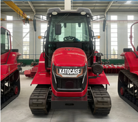 Tracteur chenillé multifonctionnel KATOCASE pour usage agricole (rizière, terres arides et vergers) avec boîte de vitesses et roulements, rayon de braquage court