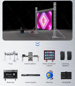 Canbest p1.9 p2.6 p2.9 không bao giờ chìa khóa trao tay màu đen <span class=keywords><strong>LED</strong></span> Hệ thống tường video gói trong nhà linh hoạt đường cong cho thuê hiển thị bảng điều khiển màn hình sân khấu - Product Image 3