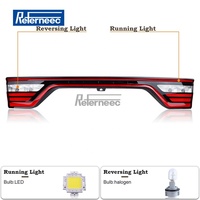 Heckklappe Mittleres Rücklicht LED-Rückleuchte Kompatibel mit Dodge Durango 2014-2023 Heck-Mittelrücklicht mit Kameraloch