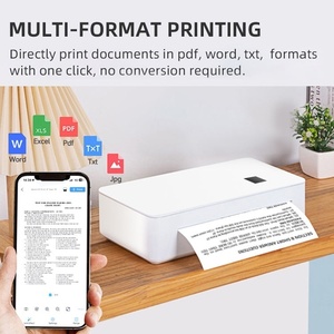 Stampante Termica Portatile <span class=keywords><strong>A4</strong></span> Usata per Etichette e Adesivi, per Casa, Ufficio e Studio - Product Image 2