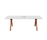 Bureau de direction moderne en bois massif et panneaux de particules, hauteur réglable, écologique, 0,032 mg/L de formaldéhyde, 1,5 mm, sur mesure