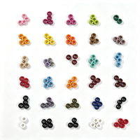 Accessoires pour chapeaux : Œillets métalliques colorés, œillets métalliques peints sur mesure pour casquettes snapback, raccords pour trous d'aération