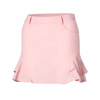 Robe pour femme de golf d'été personnalisée jupe courte avec ourlet à volants pour dissimuler le décolleté