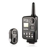 Godox-Disparador de flash inalámbrico con cabezal estroboscópico, receptor de 2,4G, accesorios de estudio fotográfico, compatible con cámara de plástico, XT16, 2,4G, 1, 2, 2, 1, 2