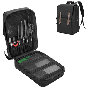 Bolsa <span class=keywords><strong>de</strong></span> Almacenamiento para Cuchillos <span class=keywords><strong>de</strong></span> Cocina, Personalizada, <span class=keywords><strong>de</strong></span> Alta Calidad, Resistente al Agua, con Cierre, <span class=keywords><strong>de</strong></span> Poliéster, Duradera, Organizador para Chef, Tipo Mochila con Cierre - Product Image 1