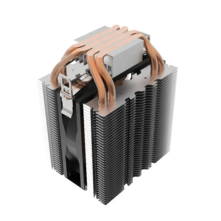 high quality Universal Platform PC Cpu Heat Pipe Heatsink Cooler Fan computer radiator cpu cooler