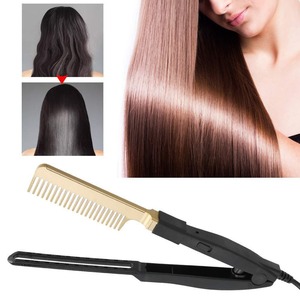 Hair Straightener Comb <b>Titanium</b> Alloy Wet Dry Use For Straightening Hair - Product Image 3