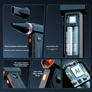 Ventilador Mini Turbo Jet USB Recarregável com Motor Sem Escovas, Ventilador Portátil para Remoção de Poeira - Product Image 6