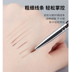 Vente en gros, <span class=keywords><strong>pinceau</strong></span> eye-liner coudé multi-usages, <span class=keywords><strong>pinceau</strong></span> <span class=keywords><strong>biseauté</strong></span> ultra-fin pour les paupières, <span class=keywords><strong>pinceau</strong></span> de maquillage en fibres synthétiques - Product Image 6