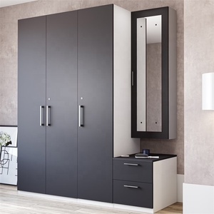 Hochwertiger kunden spezifischer Steh schrank Wasserdichter Kleider schrank im zeitgenössischen Stil mit Schublade für den Einsatz in Hotels und Villen - Product Image 5