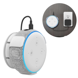 Speaker Wall Mount Stand Hanger for <strong>Alexa</strong> Dot <strong>3Rd</strong> <strong>Generation</strong> Indoor Sound Box Case Holder Dot 3 With Screws - Product Image 4