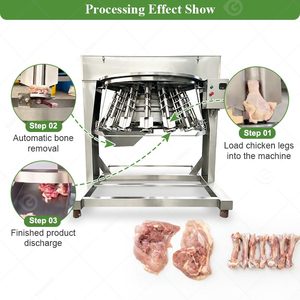 Máquina automática deshuesadora de carne para cuello de pollo, muslos, patas y alas de aves de corral - Product Image 5