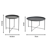 Table d'appoint pour thé Table d'appoint moderne pour salon Table d'appoint en marbre Vente en gros Or Noir Blanc Chien Table d'appoint en résine