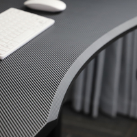 Bureau de jeu électrique SBF2 nouveau Design bureau réglable en hauteur avec dessus de Table en Fiber de carbone bureau debout ergonomique avec porte-gobelet