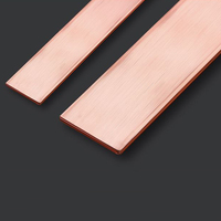 Barre de cuivre pour busbar, prix au kg, barre de cuivre flexible laminée plate pour mise à la terre