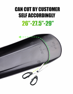 Guardabarros delantero <span class=keywords><strong>y</strong></span> trasero RBRL <span class=keywords><strong>MTB</strong></span>, cubierta completa, guardabarros de bicicleta eléctrica de 3 pulgadas para bicicleta de 26 pulgadas, 27,5 pulgadas, 29 pulgadas - Product Image 6