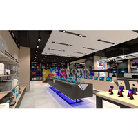 Headset Audio Cabinet White Duck Down Shop for Retail Shop Fixture Design ODM