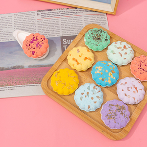 Bombas <span class=keywords><strong>de</strong></span> baño naturales personalizadas para niños, bomba <span class=keywords><strong>de</strong></span> baño <span class=keywords><strong>de</strong></span> galletas <span class=keywords><strong>de</strong></span> la suerte, con pétalos <span class=keywords><strong>de</strong></span> rosa - Product Image 4