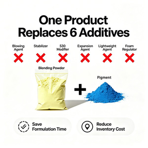 Composé additif tout-en-un léger et rigide pour les pantoufles en PVC, remplace tous les autres additifs - Il suffit d'ajouter de la poudre de couleur - Product Image 5