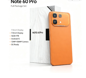 โทรศัพท์มือถือ Note 60 Pro รองรับทุกเครือข่าย 16GB+512GB รุ่นปลดล็อคทั่วโลก - Product Image 3