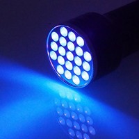 Mini UV El Feneri Ultraviyole Lamba 395 Siyah Işık El Fenerleri UV Meşale UV Işık Dedektörü Evcil Hayvan İdrar Lekesi Kuru Leke için