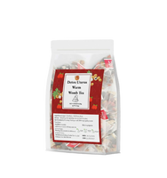 Thé détoxifiant pour l'utérus avec logan et dattes rouges, herbes fraîches et fleurs, en vrac ou en bouteille, thé santé brut pour soulager les douleurs menstruelles