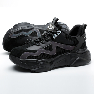 <span class=keywords><strong>Chaussures</strong></span> <span class=keywords><strong>de</strong></span> <span class=keywords><strong>sécurité</strong></span> pour hommes en cuir microfibre antidérapantes à bout en acier pour la vente en gros - Product Image 3