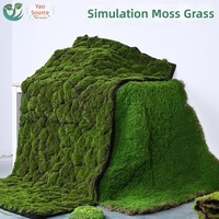 Mur végétal artificiel en mousse et décoration de table, gazon stabilisé vert, durable, léger, pour aménagement paysager et mariages