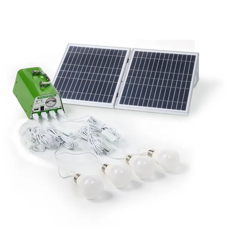 Shingel 30W 11V multifunctional Foldable small solar panel Green lighting lighting system/for home /indoor / camping