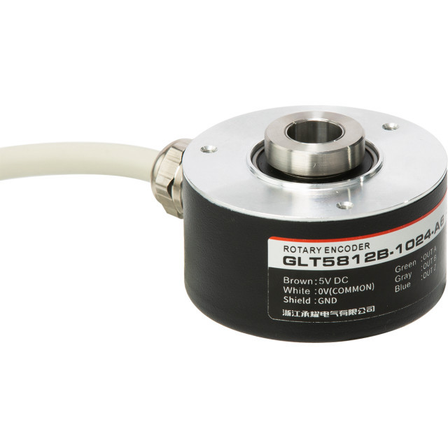Rotary Encoder RHI58N-0BAK1R61N-01024 Bore10/12/15 Rib Magneto Electric DC 5-24V 58 Series Full Hollow