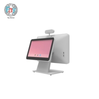 Terminal de point de vente tactile Android Windows 15,6 pouces, deuxième écran, résolution 1920x1080, Bluetooth 5.2, Wi-Fi 6 pour restaurant/supermarché