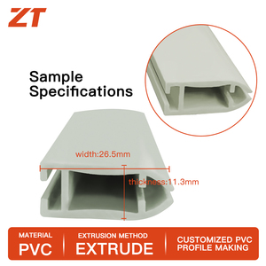 <span class=keywords><strong>Eje</strong></span> para Puerta <span class=keywords><strong>Enrollable</strong></span> de PVC/UPVC y Marco para Ventana Personalizados, Marco de Puerta y Ventana de Plástico Extruido con Ranura Deslizante en Forma de U - Product Image 2