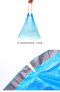 <b>Rolled</b> up <b>Kitchen</b> Bucket Garbage Bag Automatic Closing Portable Trash Bags Storage Plastic Waste Basket Bins Trash <b>Holder</b> Liner - Product Image 4