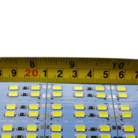 5730 5630 2 rangées Led lumière rigide 12V 144Led blanc froid chaud double rangée Super lumineux Led barre lumineuse