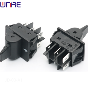 Kcd4 Swinging Loại Tàu chuyển đổi 6-pin hai mặt tự đặt lại động cơ, chuyển tiếp và đảo ngược xoay, cung cấp điện Swing chuyển đổi - Product Image 3