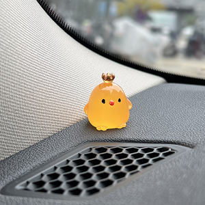 Corona luminosa pollo brillante Jardín de hadas miniaturas figuras DIY terrario y casa de muñecas decoración, accesorios de paisaje de musgo - Product Image 5